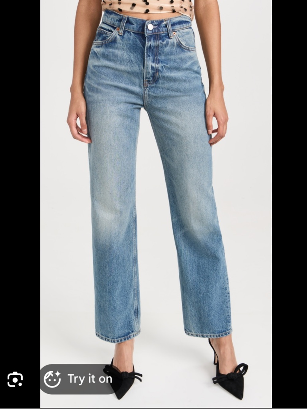 Reformation Abby High Rise Straight Jean